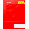 LIBRETA DE COLOR ROJO, RAYAS
